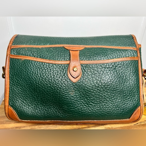 Vintage Green Dooney & Bourke Surrey Crossbody Messenger bag - Picture 8 of 10